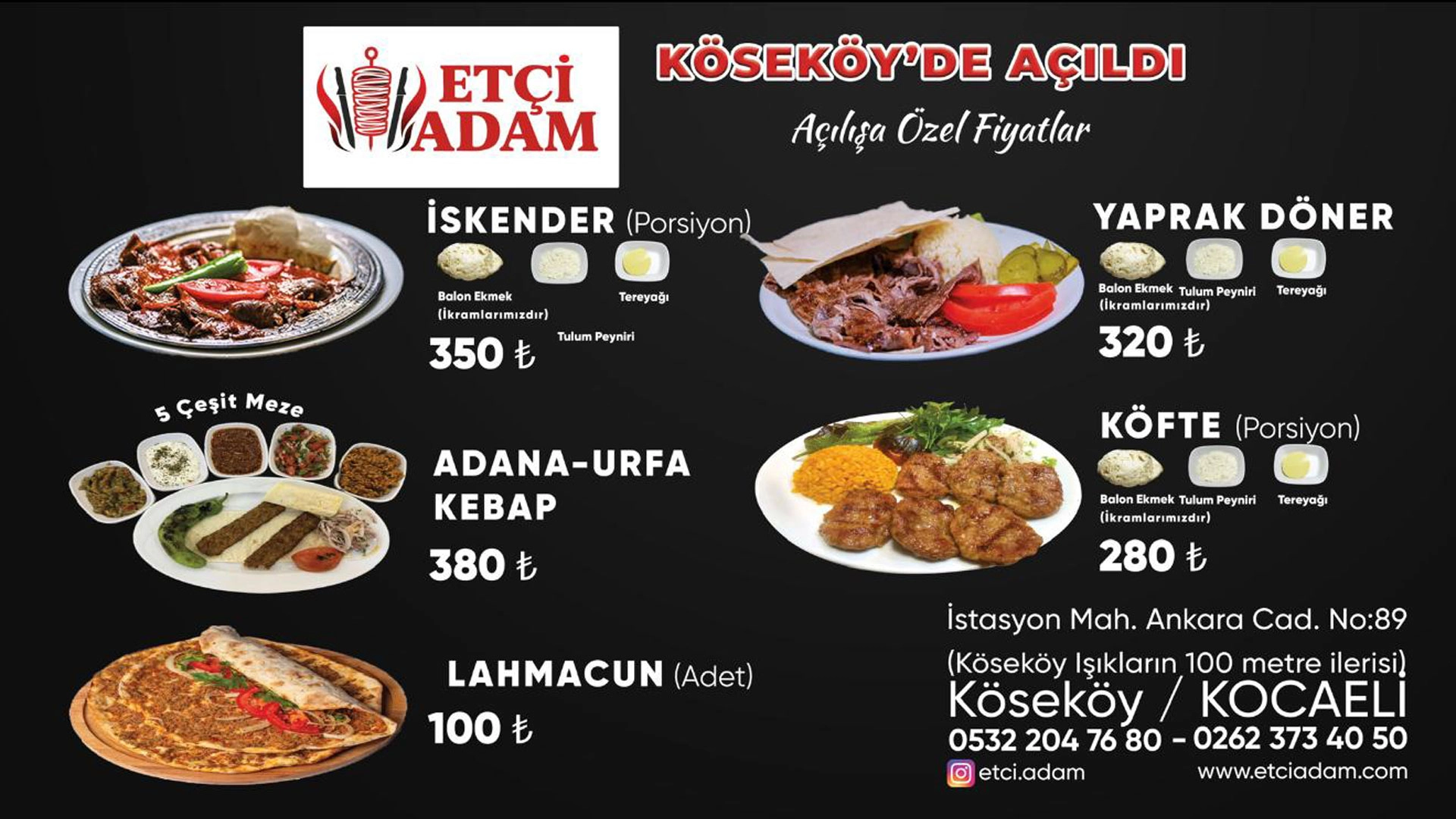 etçi ADAM- pop up