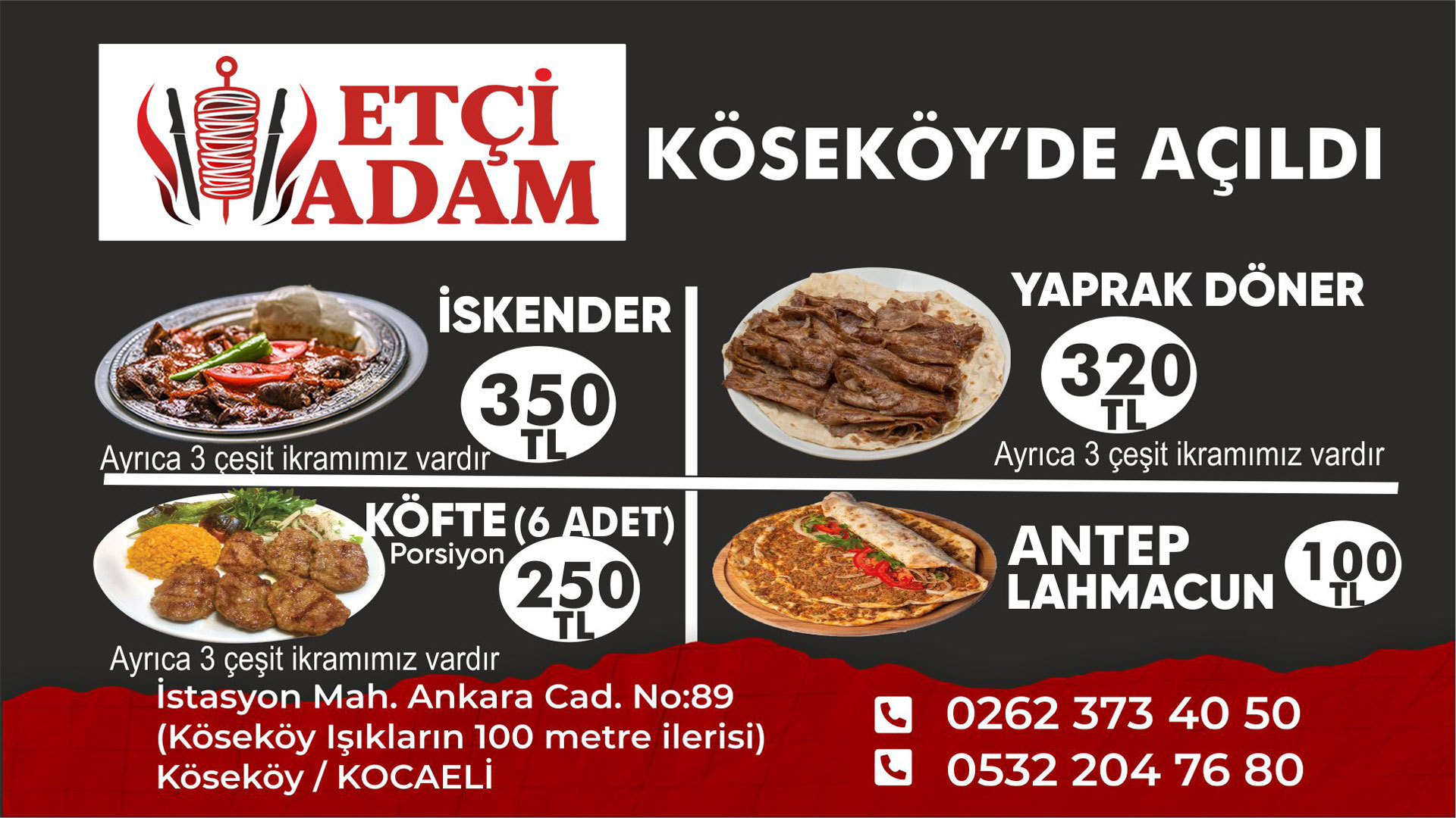 etçi ADAM- pop up