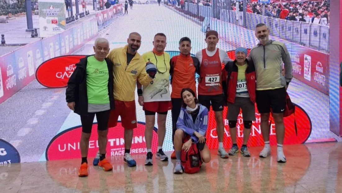 Gazi Yarı Maratonu’ndan dereceyle döndüler