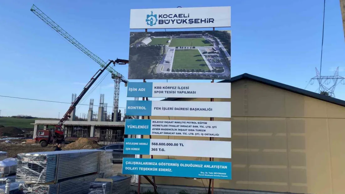 Kocaelispor’un modern spor üssü yükseliyor