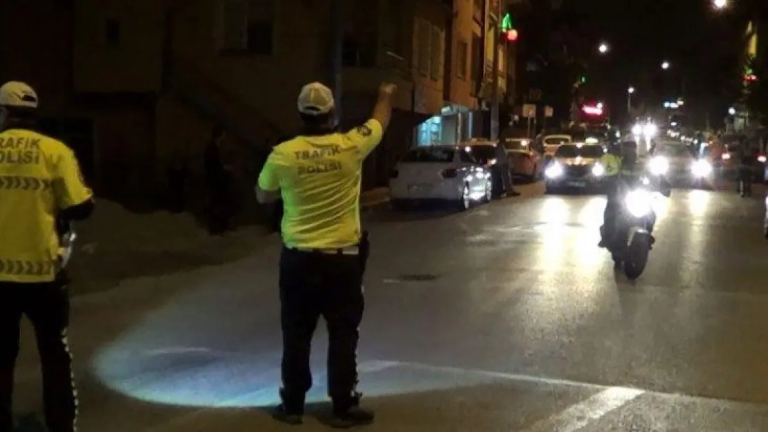 10 araç trafikten men edildi