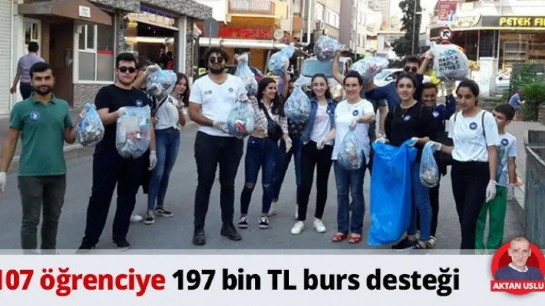 107 öğrenciye 197 bin TL burs desteği