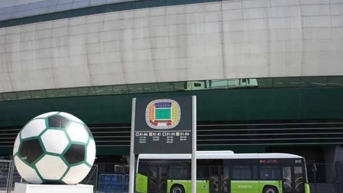 12 ilçeden stada otobüs