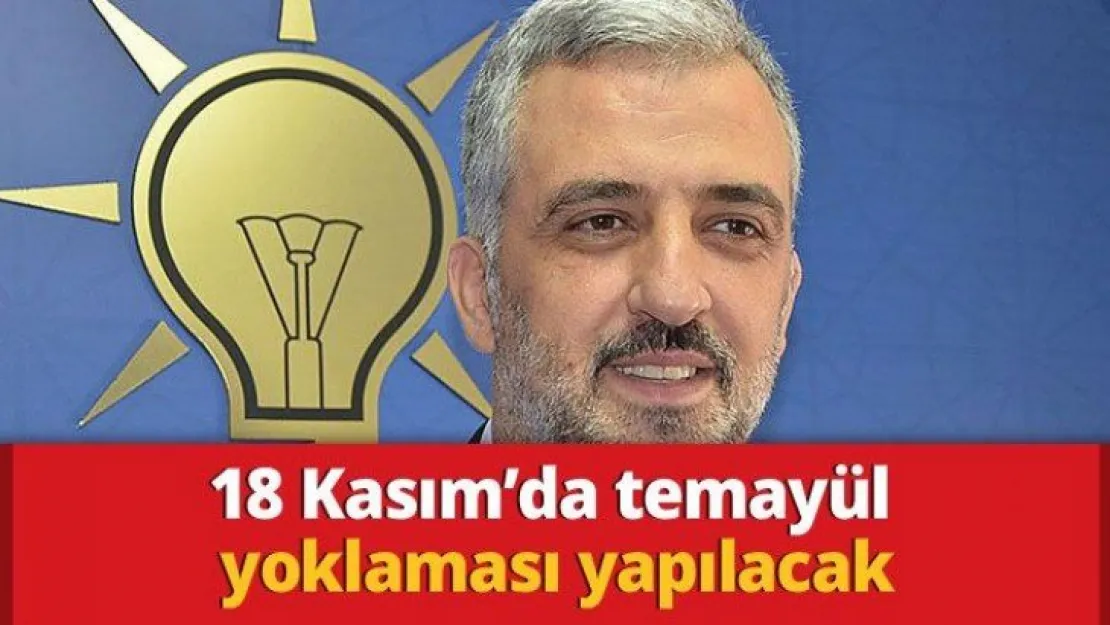 18 Kasım'da temayül yoklaması yapılacak