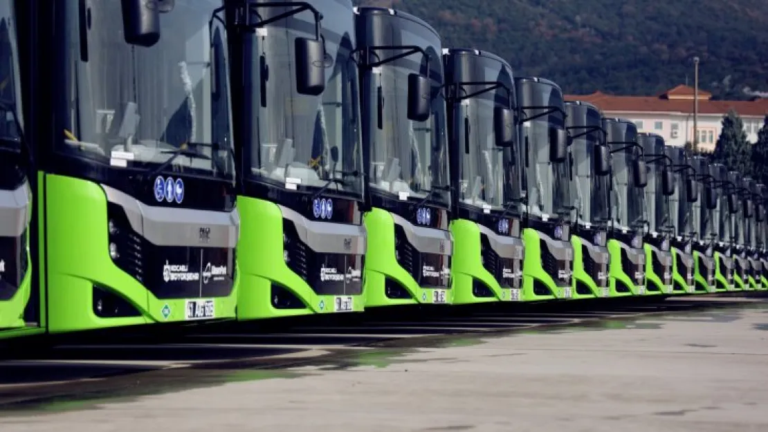 22 yeni otobüs seferlere başladı