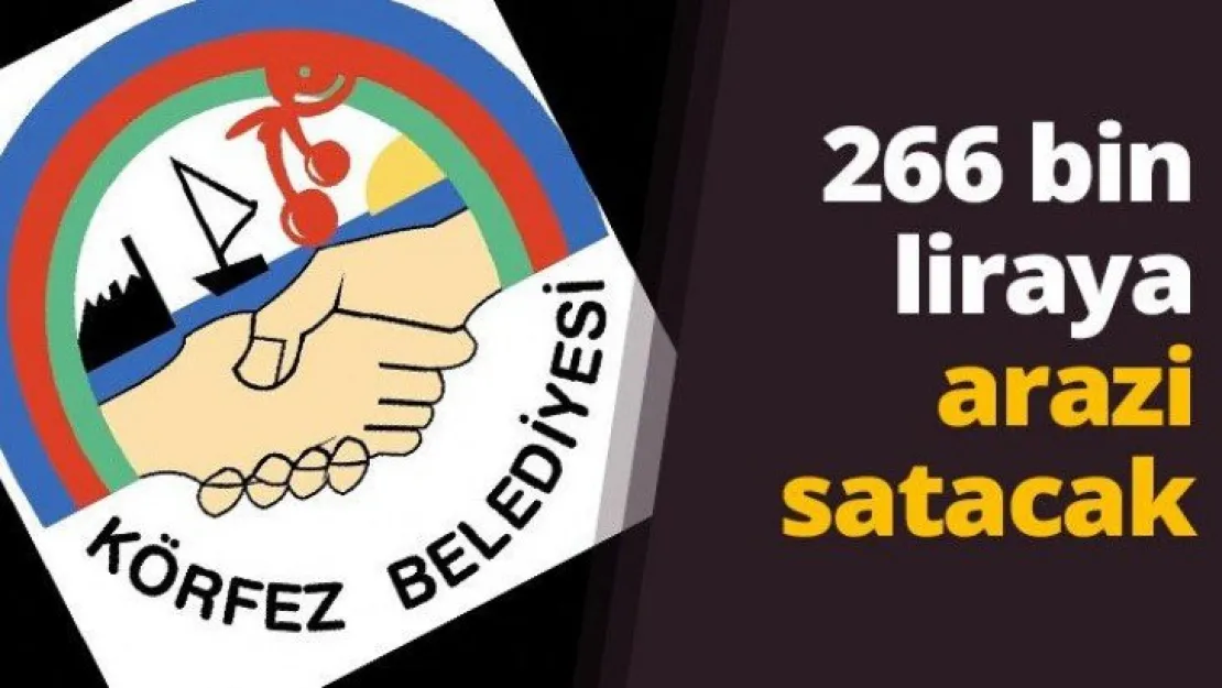 266 bin liraya arazi satacak