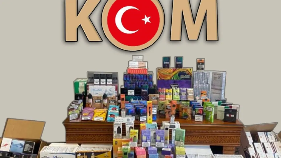 31 bin gümrük kaçağı makaron ele geçirildi