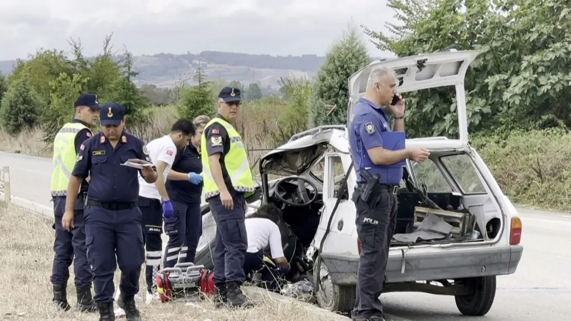 41 Plakalı aracın sürücü kazada can verdi