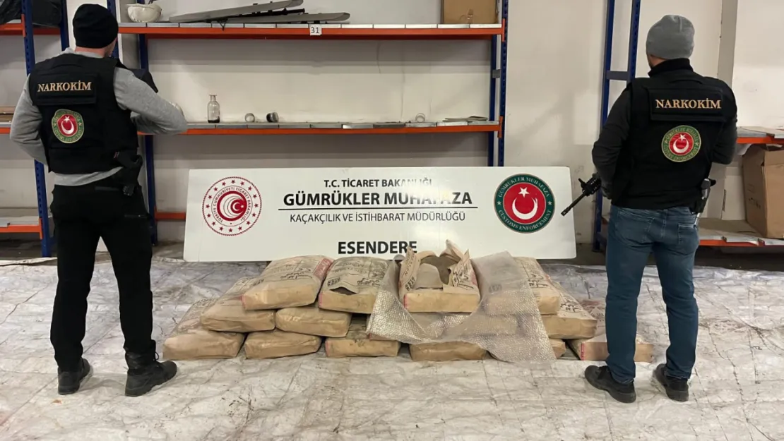 493 kilogram uyuşturucu ele geçirildi