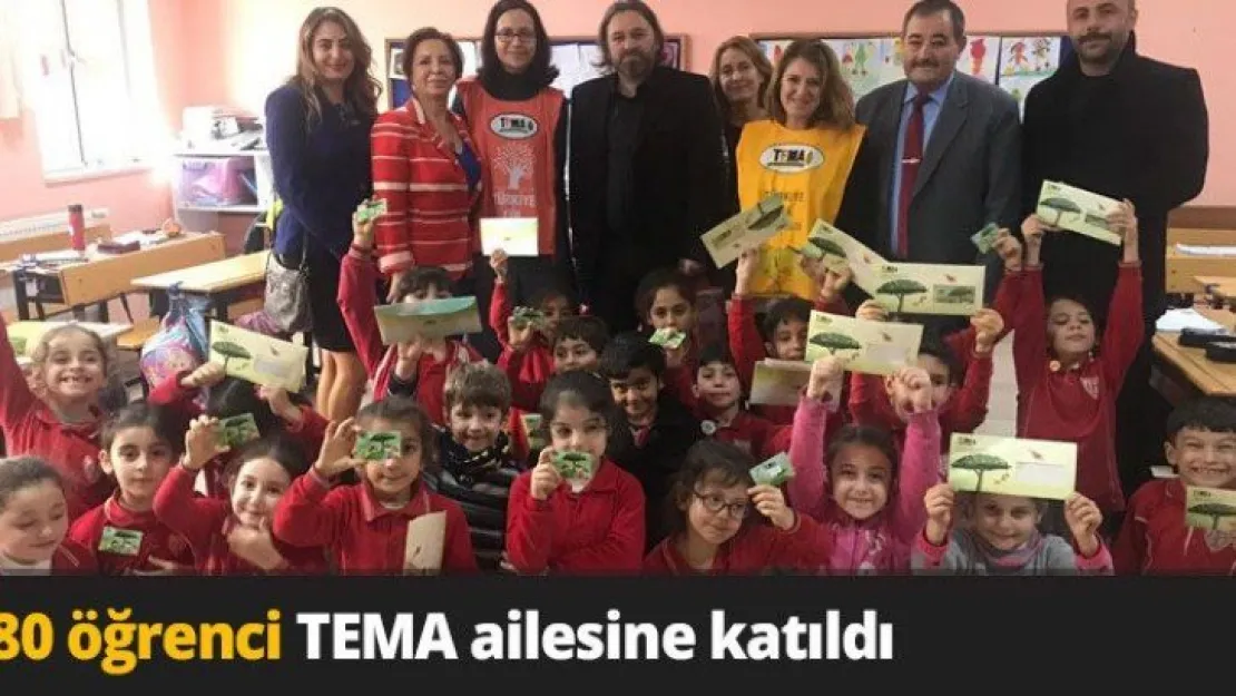 80 öğrenci TEMA Ailesine katıldı