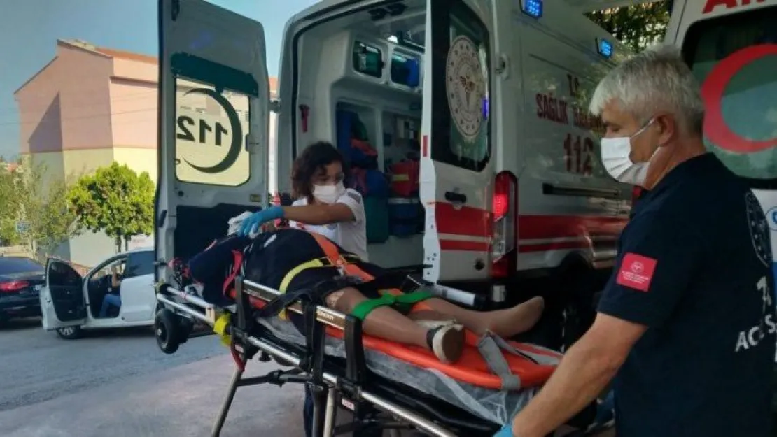 83 yaşında ki kadına otomobil çarptı!