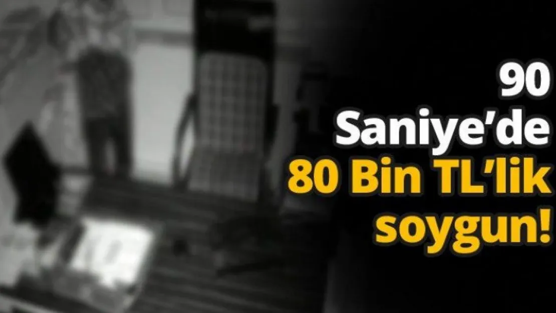 90 Saniye'de 80 Bin TL'lik soygun!