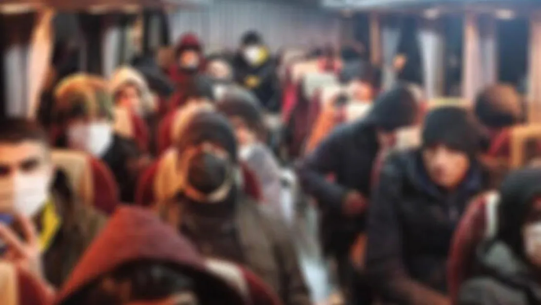 96 düzensiz göçmen sınır dışı edildi