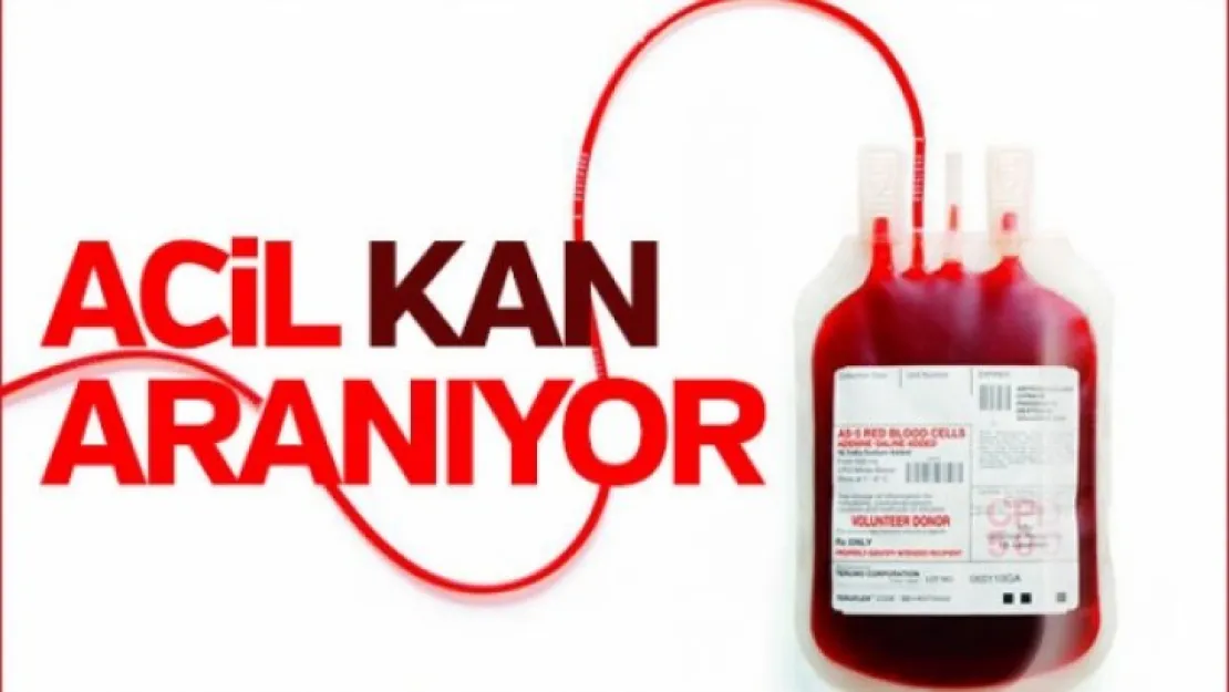Acil kan aranıyor!