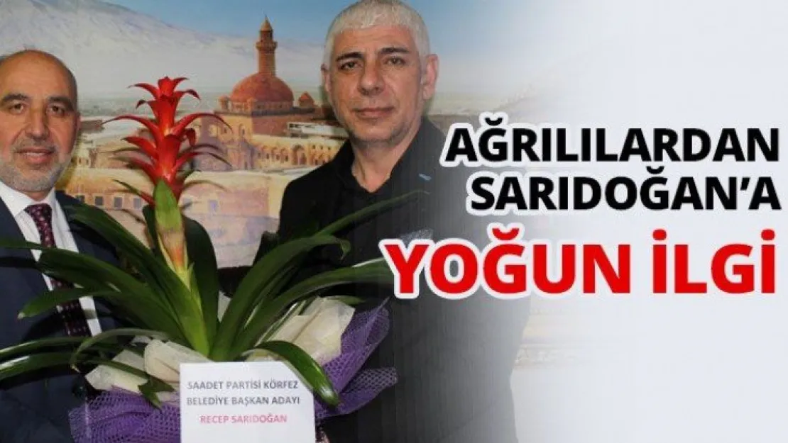 Ağrılılardan, Sarıdoğan'a yoğun ilgi