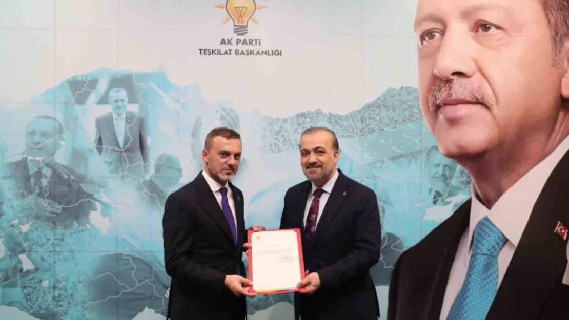 Şahin Talus mazbatasını aldı