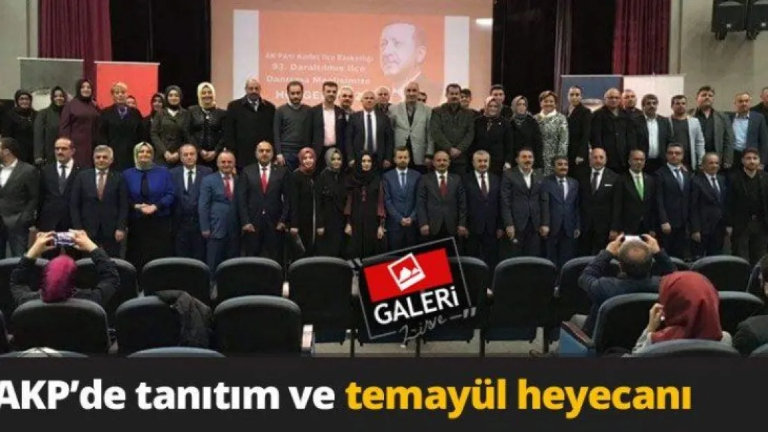 AKP'de tanıtım ve temayül heyecanı