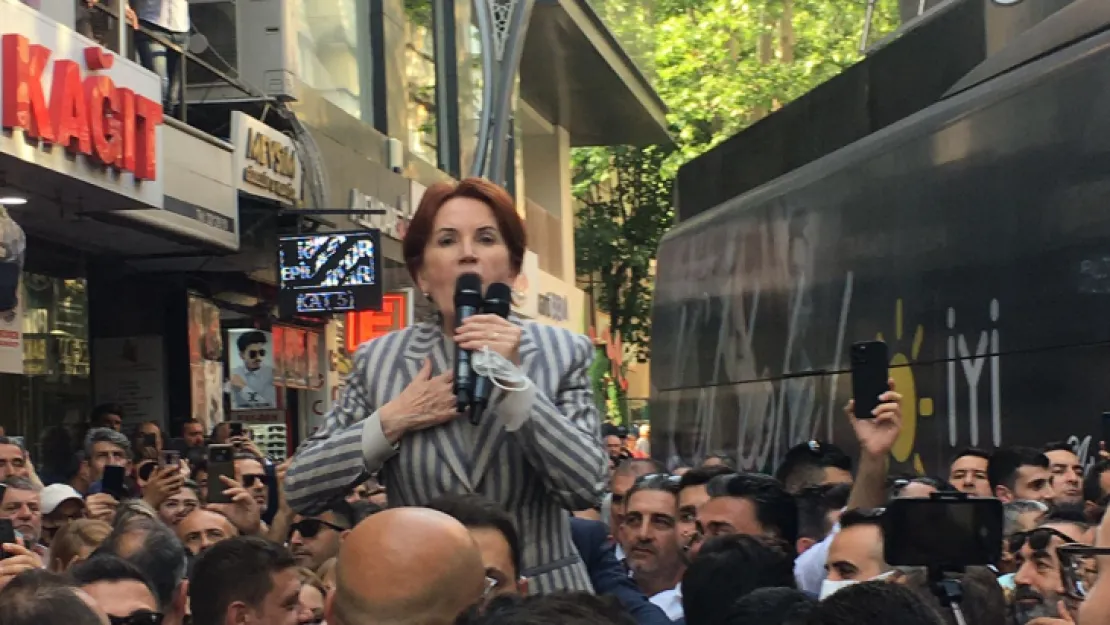 Akşener memleketi İzmit'te