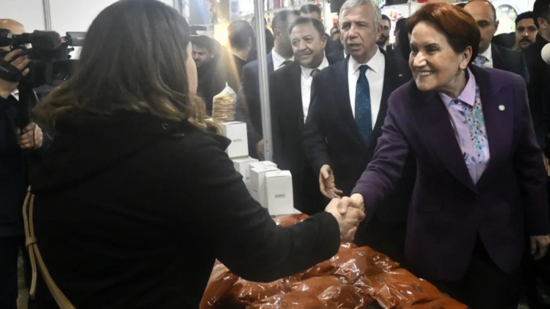 Akşener ve Yavaş'tan fuara ziyaret