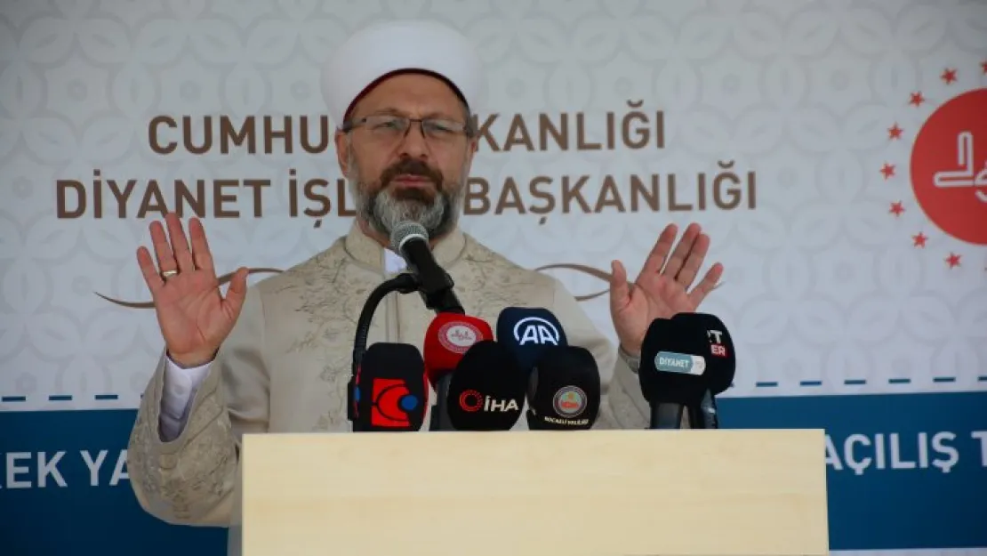Ali Erbaş: Kur'an kursu sayımız 40 binlerde
