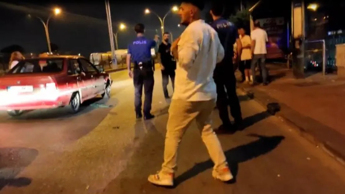 Ayakta duracak halleri yokken kavga ettiler