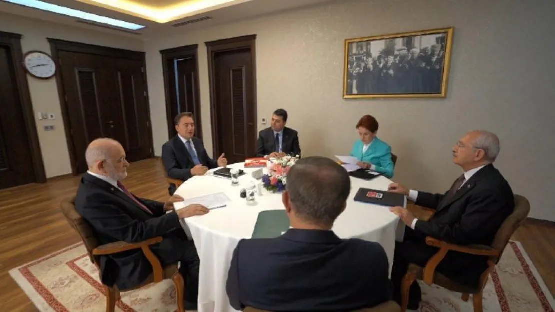 Altılı Masa yine toplandı