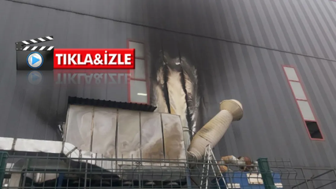 Alüminyum fabrikasında korkutan yangın