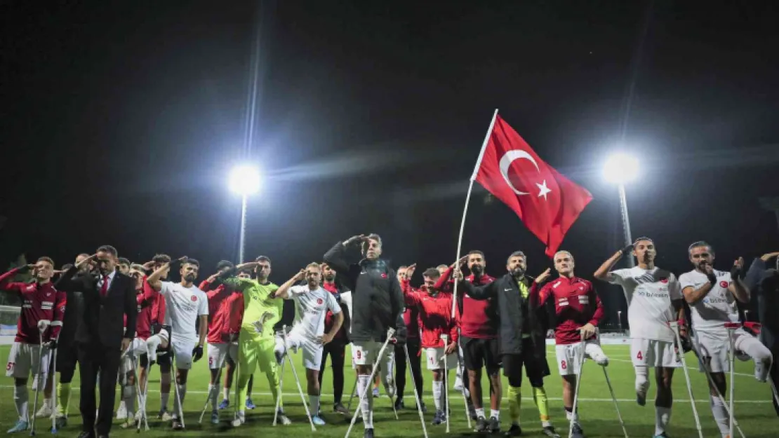 Ampute Milli Takımı, dolu dizgin: 5-0