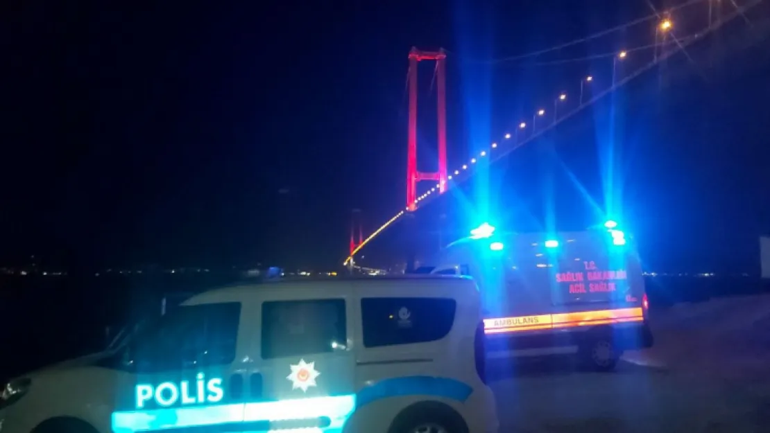 Aracını durdurup Osmangazi Köprüsü'nden atladı