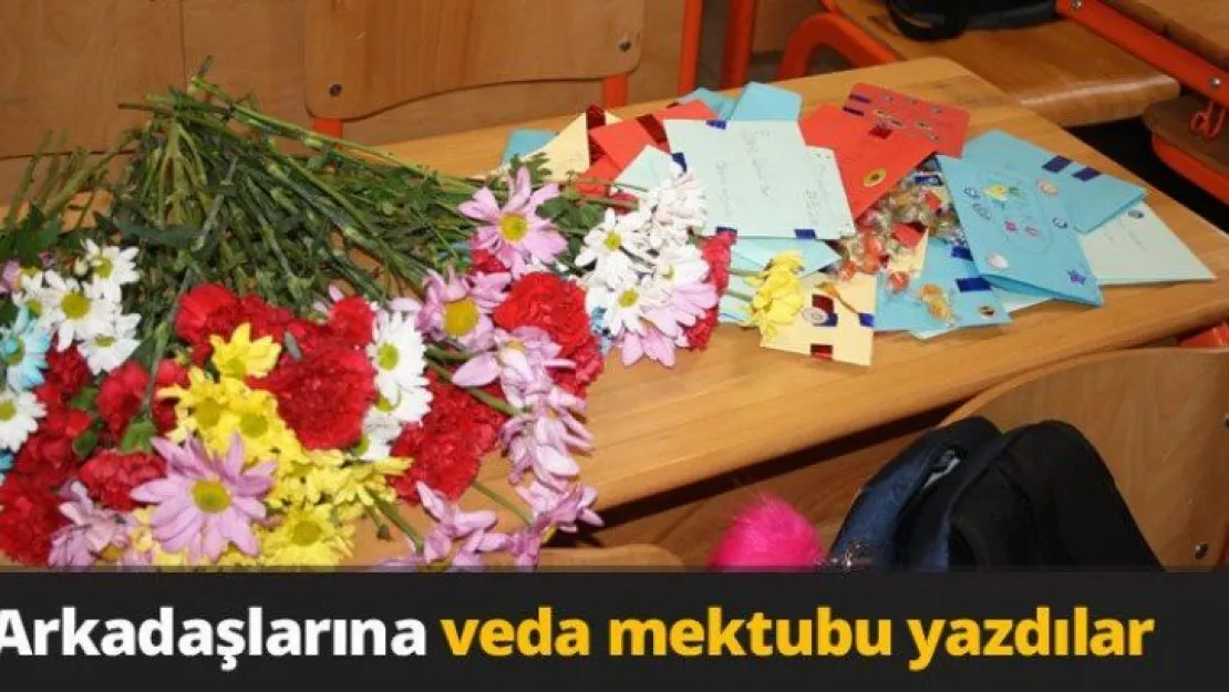 Arkadaşlarına veda mektubu yazdılar