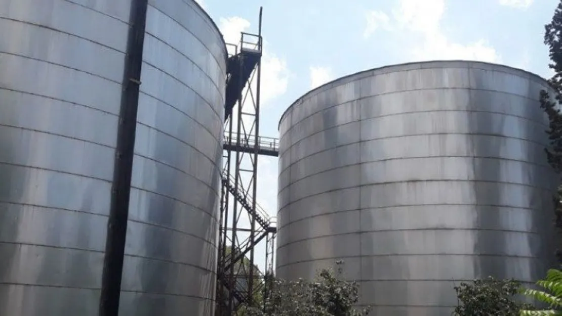 Asfalt tanklarında yangın paniği