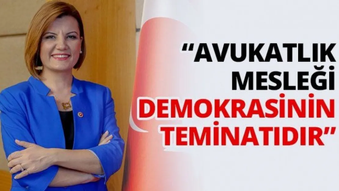 'Avukatlık mesleği demokrasinin teminatıdır'
