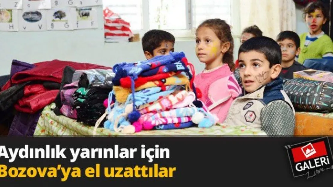 Aydınlık yarınlar için Bozova'ya el uzattılar