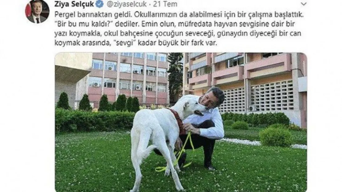 Bakan çağrıda bulundu, eğitim merkezi hayvanat bahçesine döndü