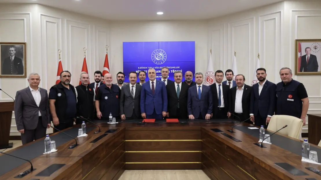 Bakan Işıkhan: 11 hizmet kolunun tamamında imzalarımızı attık