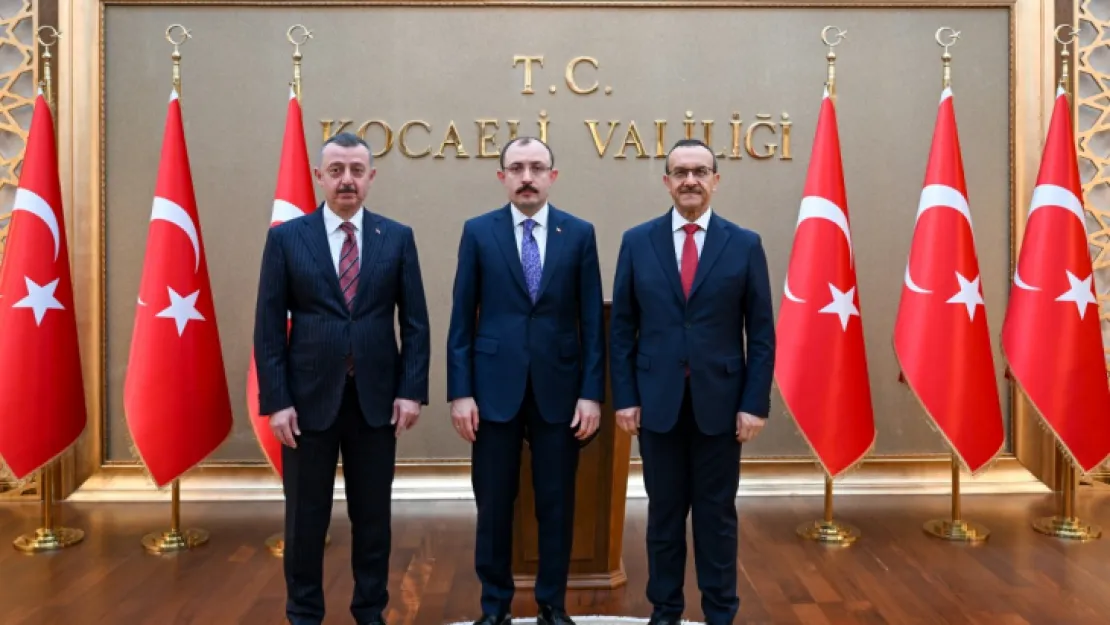 Bakan Muş'tan Vali Yavuz'a ziyaret