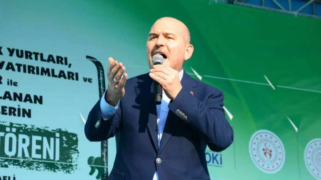 Bakan Soylu: Tayyip Erdoğan'ın önünde diz çökecekler