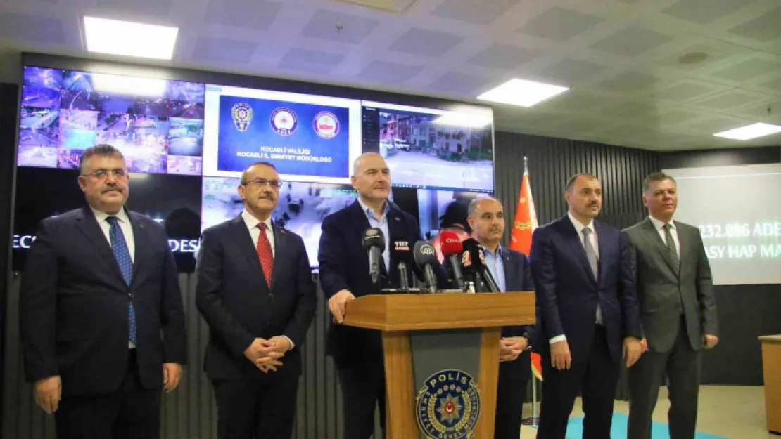 Bakan Soylu açıkladı: Kocaeli'de büyük operasyon