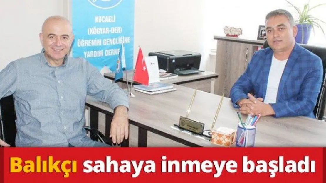 Balıkçı sahaya inmeye başladı
