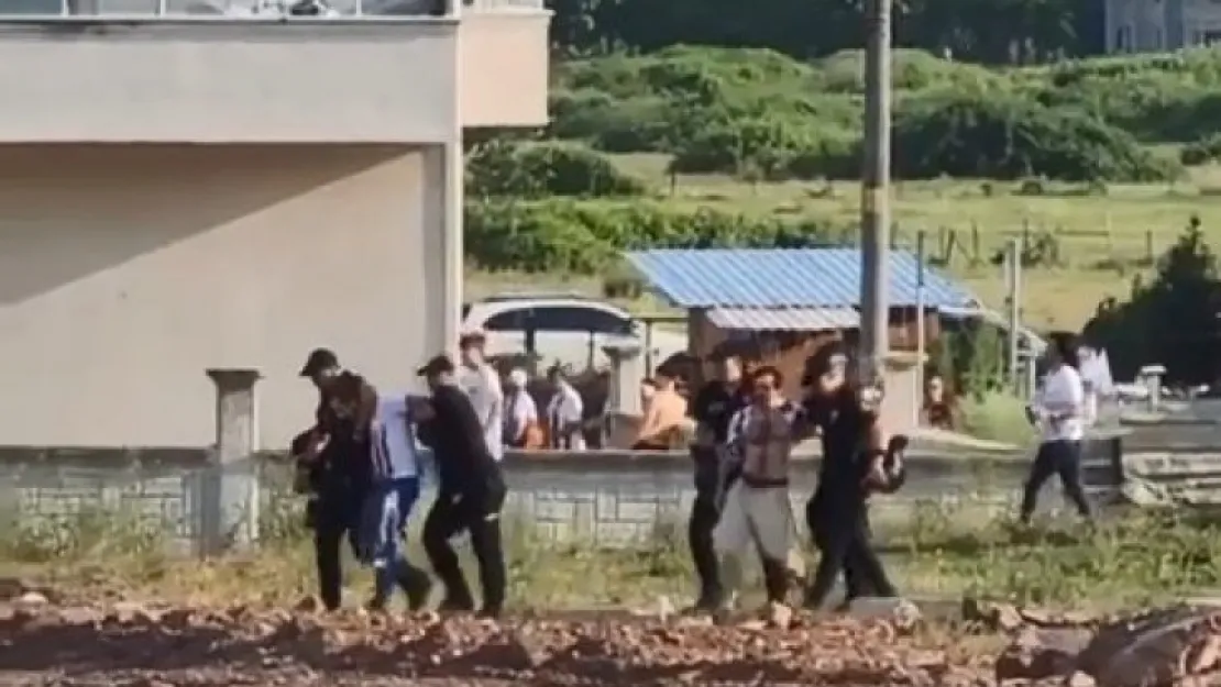 Kocaeli'deki maç öncesi arbede: 7 gözaltı