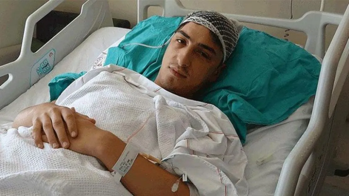 Başına mermi saplanan genç ameliyattan çıktı olayı anlattı