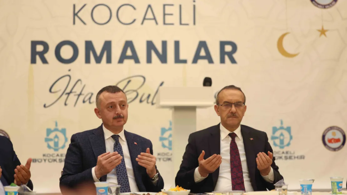 Başkan Büyükakın, Romanlarla iftar yaptı