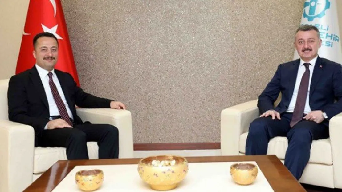 Başkan Büyükakın, Vali Şentürk'ü ağırladı