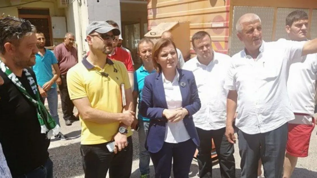 Başkan Hürriyet çalışmaları yerinde inceledi
