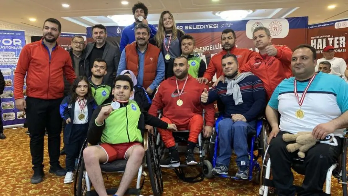 Bedensel Engelliler Halter şampiyonası sona erdi
