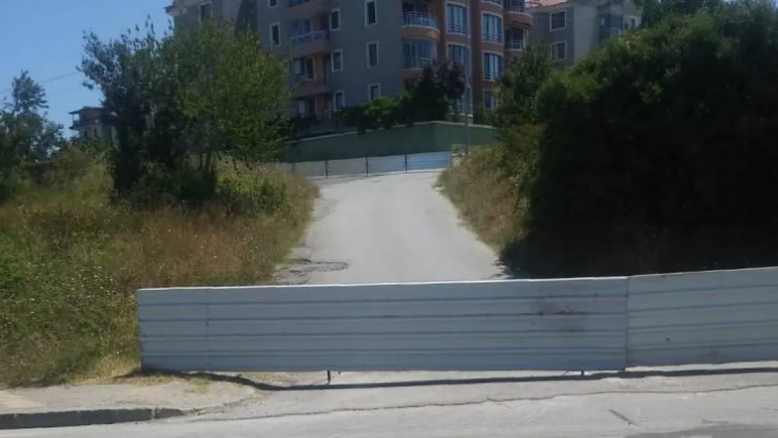 'Benim arazim' diyerek, yolu kapattı!