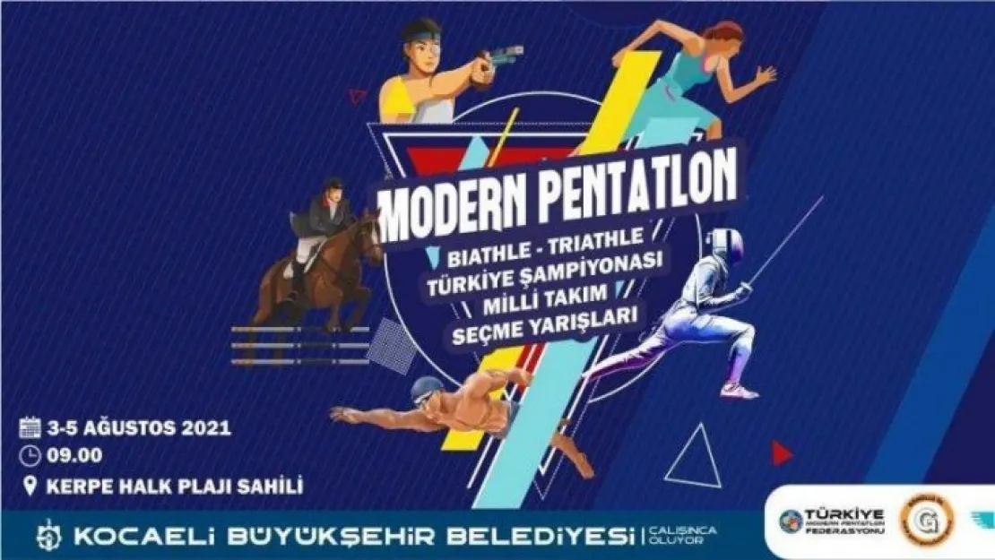 Biathle Triathle Şampiyonası ve milli takım seçmeleri Kocaeli'de
