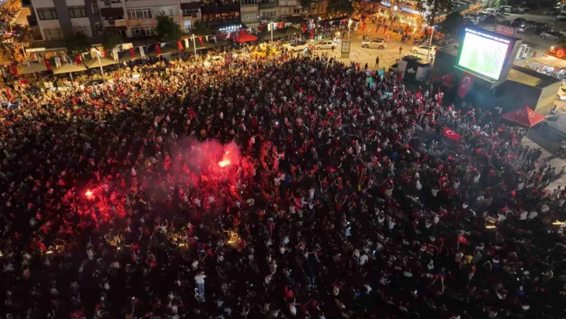 Kocaeli'de gol sevinci görülmeye değerdi