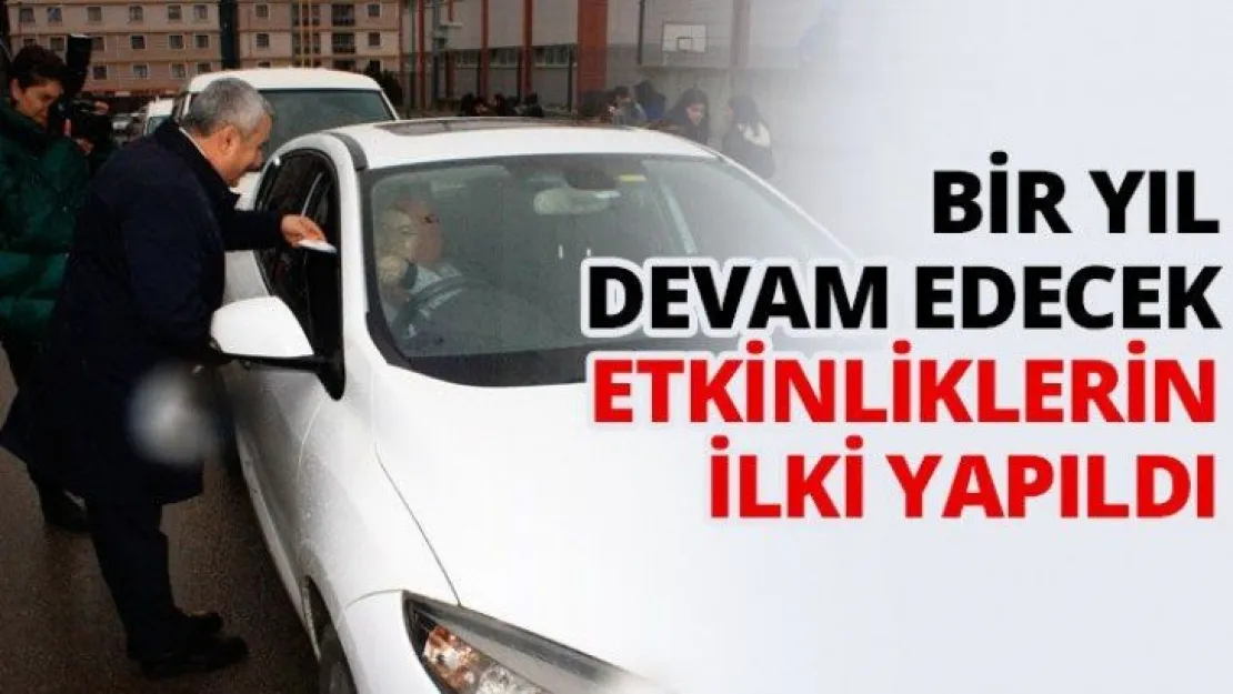 Bir yıl devam edecek etkinliklerin ilki yapıldı