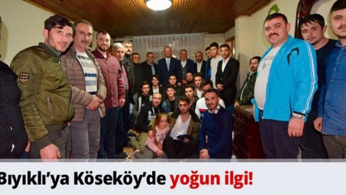 Bıyıklı'ya Köseköy'de yoğun ilgi!